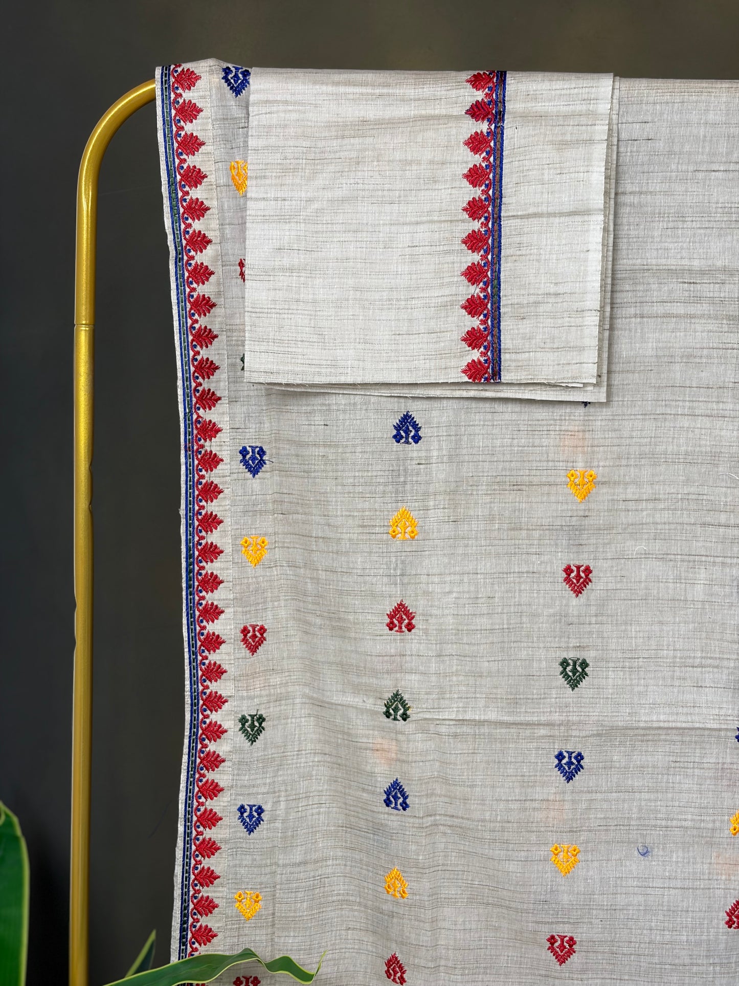 Machine Made Ghisa Mekhela Sador- Tathal Clothing