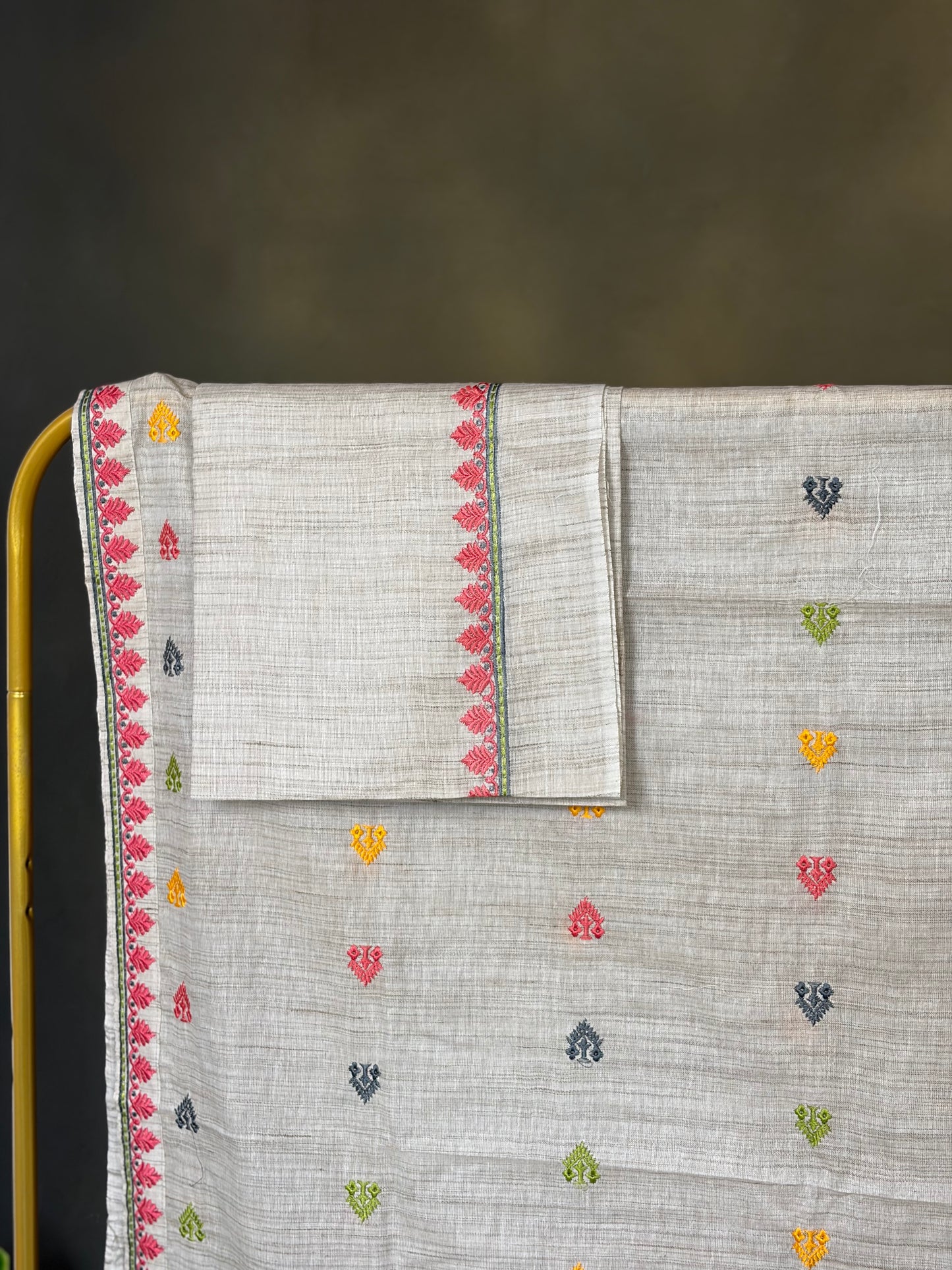 Machine Made Ghisa Mekhela Sador- Tathal Clothing