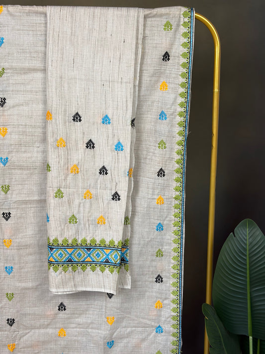Machine Made Ghisa Mekhela Sador - Tathal Clothing