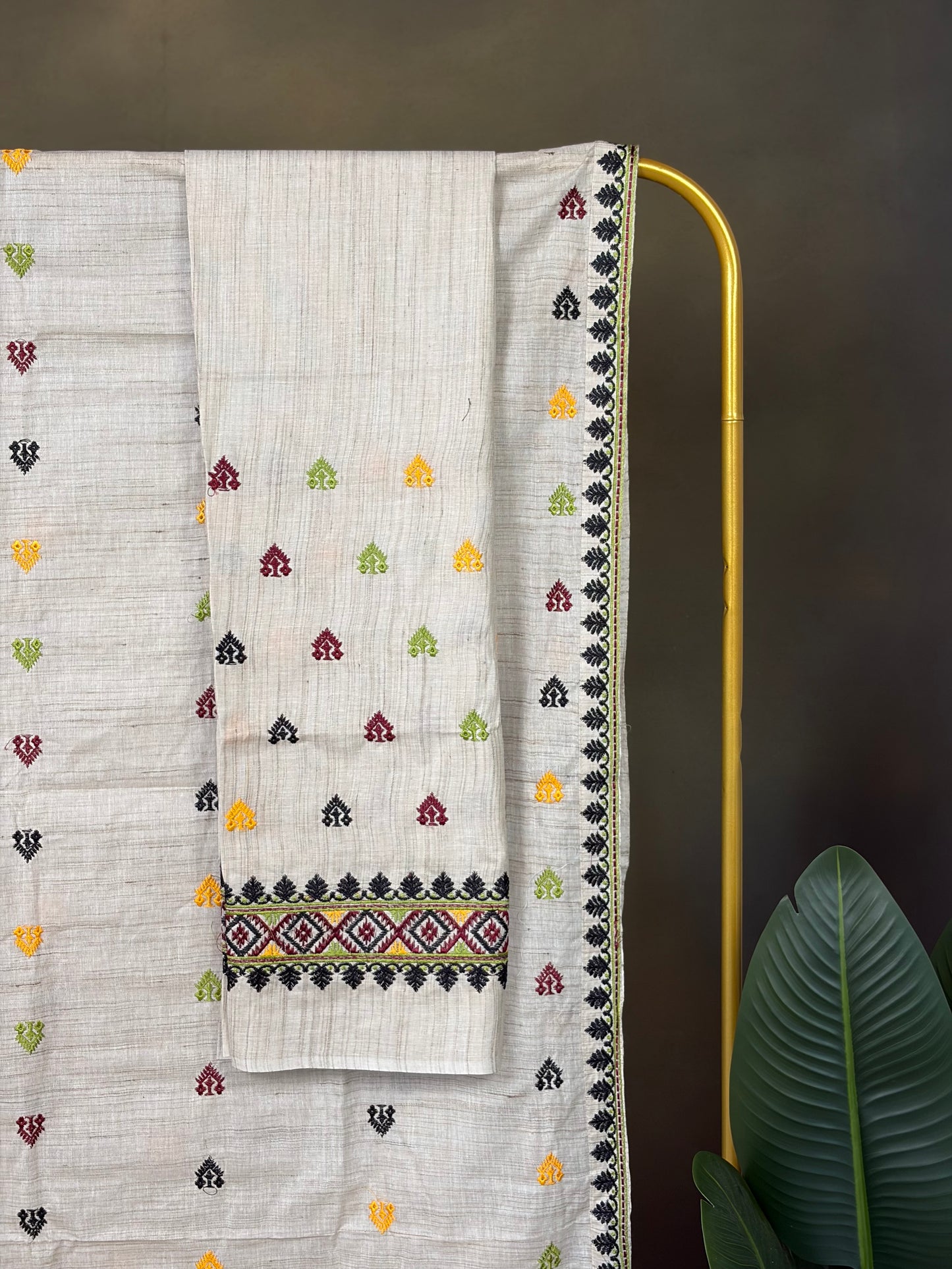 Machine Made Ghisa Mekhela Sador- Tathal Clothing