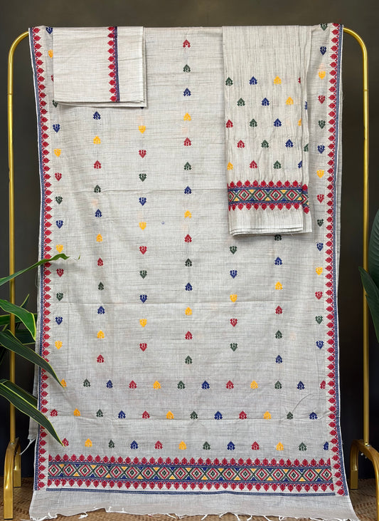 Machine Made Ghisa Mekhela Sador- Tathal Clothing