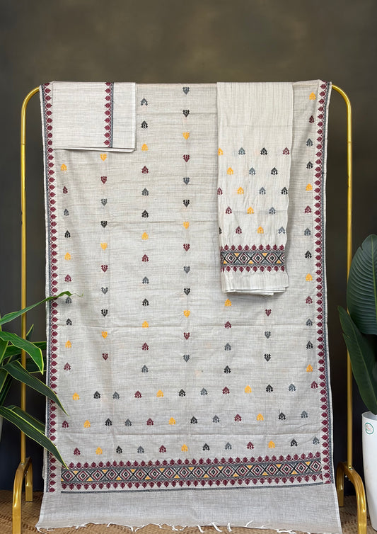Machine Made Ghisa Mekhela Sador - Tathal Clothing