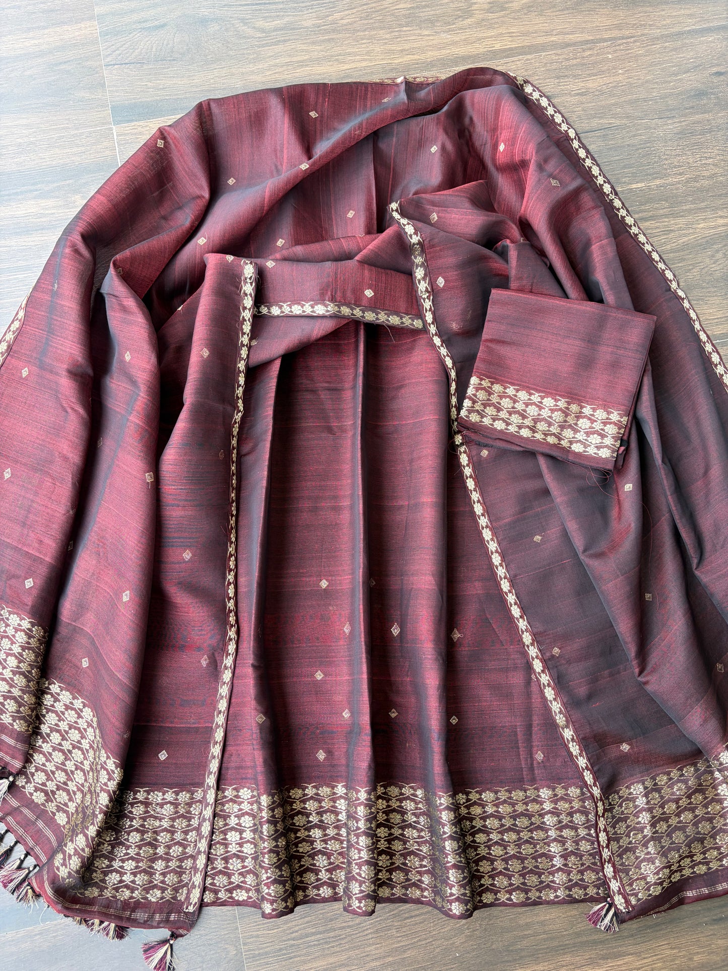 Vegan Silk By Kesapaat Mekhela Sador - Tathal Clothing