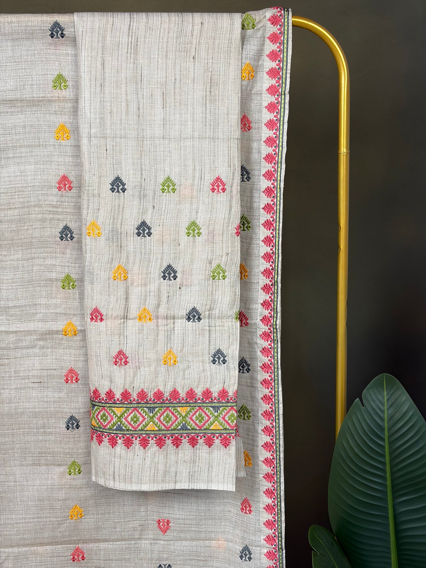 Machine Made Ghisa Mekhela Sador- Tathal Clothing
