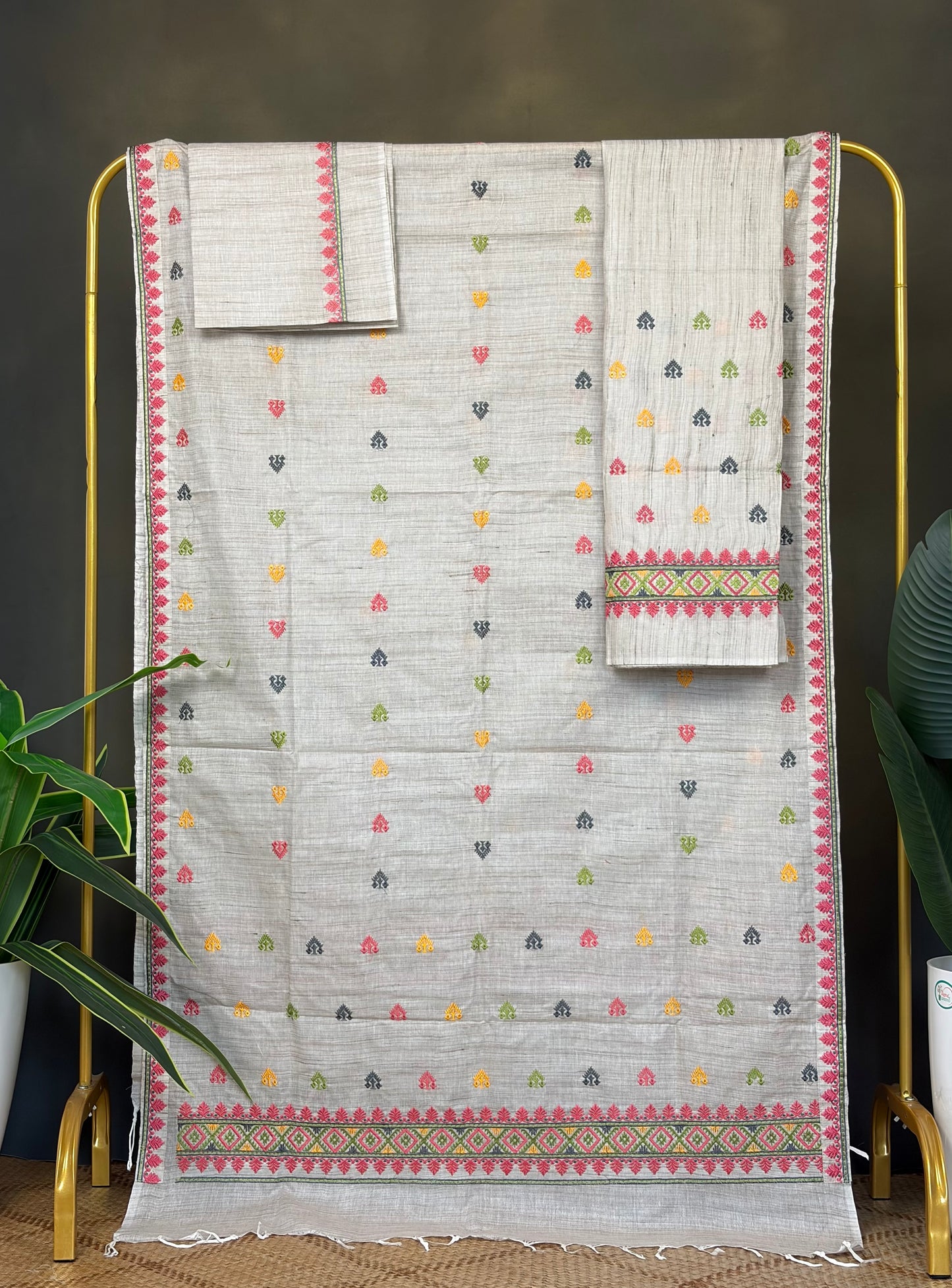 Machine Made Ghisa Mekhela Sador- Tathal Clothing