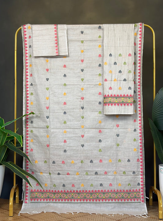 Machine Made Ghisa Mekhela Sador- Tathal Clothing